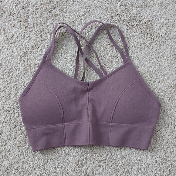 Forever 21 Other - Forever 21 Mauve Strappy Sports Bra